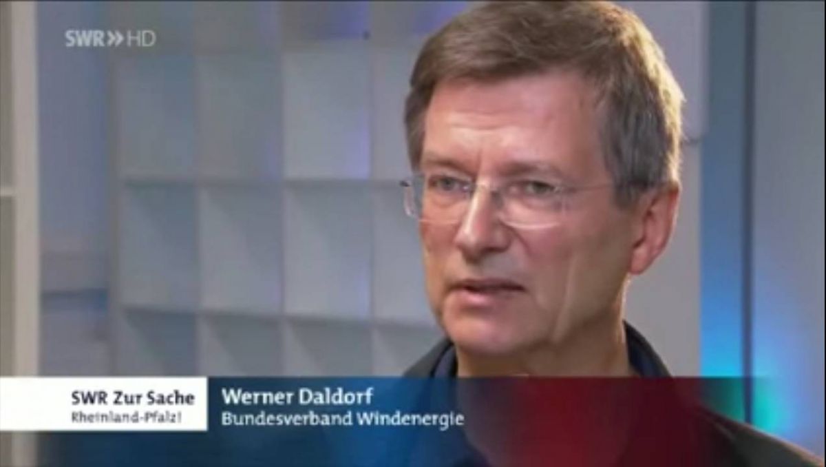 Interview mit Werner Daldorf vom Bundesverband Windenergie